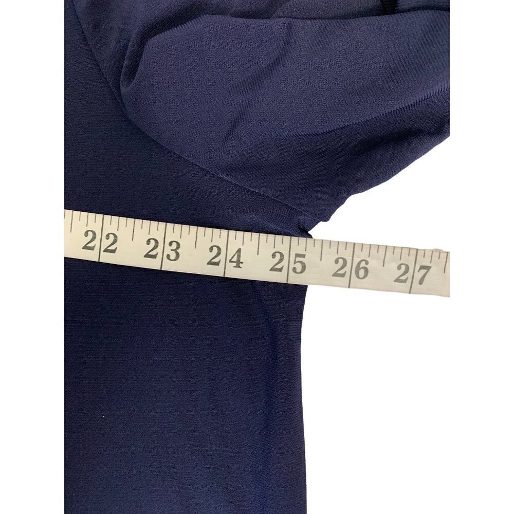 Dressbarn Women's Navy Blue Long Cardigan - Picture 4 of 6